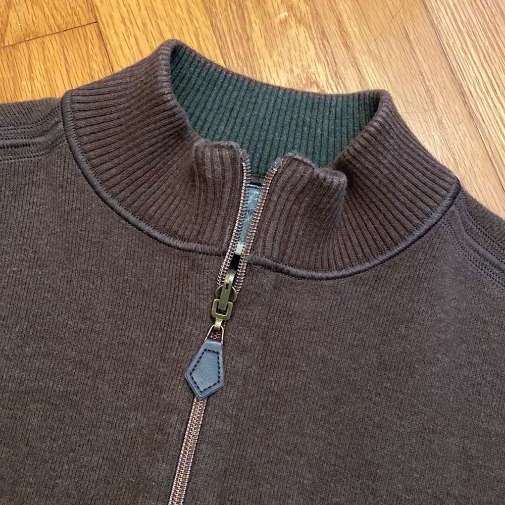 J&M Reversible 1/4 Zip LS